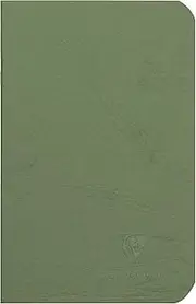 Clairefontaine AgeBag 734103C Notebook (9 x 14 cm, Pocket Size, Ideal for Travel, Blank, 48 Sheets), Pack of 1, Green