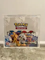 Pokemon XY Evolutions Booster Box Factory Sealed w/ Acrylic Case | MINT ✨