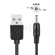 USB to 3.5mm / 1.35mm 5 Volt 5V 2A DC Barrel Jack Plug Charging Power Cable Cord