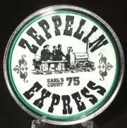 Led Zeppelin Poker Chip Golf Ball Marker - Express