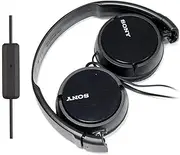 Sony Over Ear Best Stereo Extra Bass Portable Headphones Headset for Apple iPhone iPod/Samsung Galaxy / mp3 Player / 3.5mm Jack Plug Cell Phone with Mic (Dark Gray)