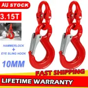 Hammerlock +Slip Hook for Vehicle Safety Chain Caravan Trailer connecting Extend