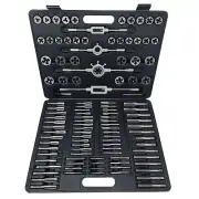 Segomo Tools 110 Piece Hardened Alloy Steel SAE Tap And Die Threading Tool Set
