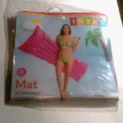 Intex Economat Water 72in X 27in Float Pink Pool Mat New