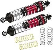 Aluminium 6061 Front Or Rear Shocks For Losi 1/18 Mini LMT 4X4 Brushed Monster Truck RTR-LOS01026 Upgrade Parts - Red