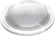 LED Light Convex Lens - Glass Convex Lens, Focusing Glass Lens, Temperature Resistant Optical Lens with Over 97% Light Transmittance - Ground Edged Physical Experiment Lens for Classrooms, Labs
