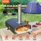 Outdoor Portable Pizza Oven 12 Inch Wood Pellet Charcoal Grill with Pizza Stone