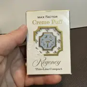 Vintage Creme Puff Max Factor Regency Compact NEW Candle Glow Med Beige Rose