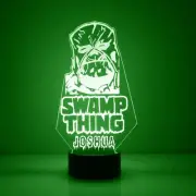 Swamp Thing, LED Night Light, with Remote Control, Engraved Light Up,