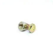Pinnacle 8 x 10mm Yellow Zinc Hi Tensile Hex Bolt And Nut - 6 Pack