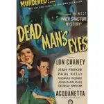 DVD 影片 賣場 現貨 死人的眼睛/DEAD MANS EYES 電影 1944年