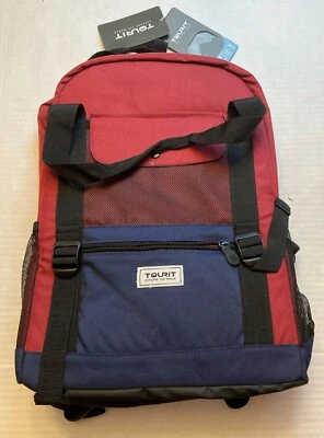 NEW Tourit Maroon and Navy 25L Backpack Cygnini Cooler Leakproof Insulated