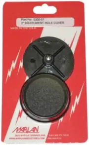 Mar-Lan Industries 2" Round Black Hole Plug, P/N: 5300-01, BNIP