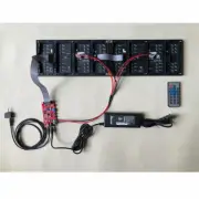 RGB Sound Control Music Spectrum Display KTV Light w/ Controller+Power AS1000