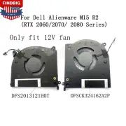 New 12v CPU+GPU Cooling Fan for Dell Alienware M15 R2 (Not for GTX Series)