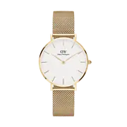 Daniel Wellington Petite 36 Evergold Gold & White Watch