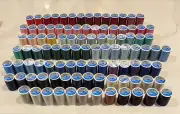 100 Coats & Clark Dual Duty All Purpose Thread 300yds / Spools Poly Cotton Blend