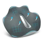 X-Large Memory Foam Seat Cushion for car, Upgraded Cushion for Back Support a...