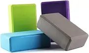 Abaodam 2Pcs Skid Eva Yoga Blocks High Density Cushions for Home and Studio Use Lightweight and Yoga Accessories for Stability and Flexibility Training