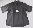 Propper Short Sleeve Class B Shirt Womens Fit Large Soil Stain Resistant Black