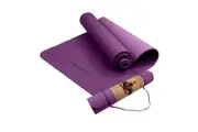 Powertrain Eco-Friendly TPE Yoga Pilates Exercise Mat 6mm - Purple