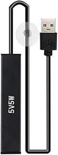 Ysyaxsyt 5W Mini Aquarium Heater USB Charging for Small Fish Tank Heater Easy Install Easy to Use