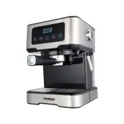 TODO 1.5L Espresso Coffee Machine 15 Bar Pump Black