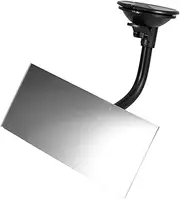 Car Rearview Mirror Large View Reflective Sucker Mirror Wide Angle Glare Design for Easy Installation Durable Rectangle Shape for All Vehicle Types