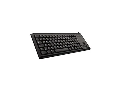 Cherry Ultraslim G84-4420 Pos Keyboard - 83 Keys - Qwerty Layout - Ps/2 - Black