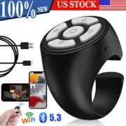 Bluetooth Compatible Phone Scrolling Page Turner Ring Fingertip Remote Control