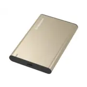 Simplecom SE221 Aluminium 2.5'' SATA HDD/SSD to USB 3.1 Enclosure Gold SE221-GOL