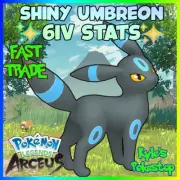 6IV SHINY UMBREON / NON-SHINY MAX EFFORT VALUES POKEMON LEGENDS ARCEUS PLA
