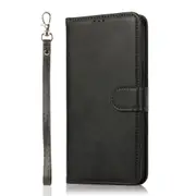Samsung Galaxy S20 FE Compatible Case Cover With Leather Flip Wallet - Black