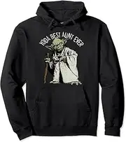 [STAR WARS] Yoda Best Aunt Ever Portrait Pullover Hoodie