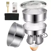 Automatic Powder Sifter Machine 10 Mesh 60 Mesh Automatic Sieve Shaker Vibrat...
