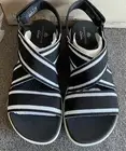 CLOUDSTEPPERS by Clarks Womens Mira Lily Black Strappy Sandals W/Box 7 1/2 M