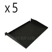 5 Pack - Cantilever Relay Rack Mount Steel Server Monitor Shelf 19" 1U 10" Deep
