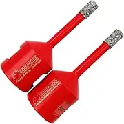 SHDIATOOL Dry Diamond Drill Bits,2pcs 6mm M14 Thread for Porcelain Tile Marble Wall Tile Stoneware Granite
