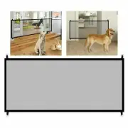 Dog Safety Gate Pet Safe Mesh Fence Portable Folding Kids Safety Gate Guard S2T1