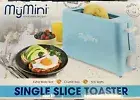 MyMini Single Slice Toaster, Aqua