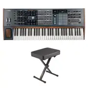Arturia PolyBrute Analog Morphing Matrix Synthesizer with Piano Bench