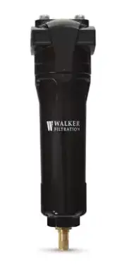 Water Separator, Centrifugal, 25 CFM 1/4" NPT Connec, Walker Filtration A30025WS