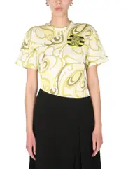 [Raf Simons] Raf Simons-Crew Neck T-Shirt-Donna M
