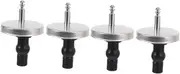 DOITOOL Sets Toilet Hinge Replacement Kit Stainless Steel Bolts Nuts Screws for Elongated Round Seats Pcs