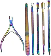 Manicure Set Multi-Type Stainless Steel Cuticle Clippers Nail Art Tools Kit 6PCS, Manicure Set/144
