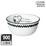 【CORELLE 康寧餐具】SNOOPY復刻黑白 900CC拉麵碗(428)