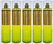 5 Bath & Body Works LEAVES Fine Fragrance Mist Body Spray 8 oz