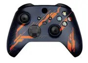 Mecha Orange Xbox One Series S|X Custom UN-MODDED Controller Unique Design