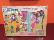 1967 DISNEY SNOW WHITE & SEVEN DWARFS 3D STITCH-A-PICTURE SET MIB UNUSED AMSCO
