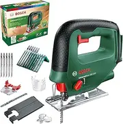 Bosch Home and Garden Cordless Jigsaw UniversalSaw 18V-100 (Without Battery, 18 Volt System, 15 pcs Jigsaw Blade Set Included, in Carton Packaging) – Amazon Edition 0603011101